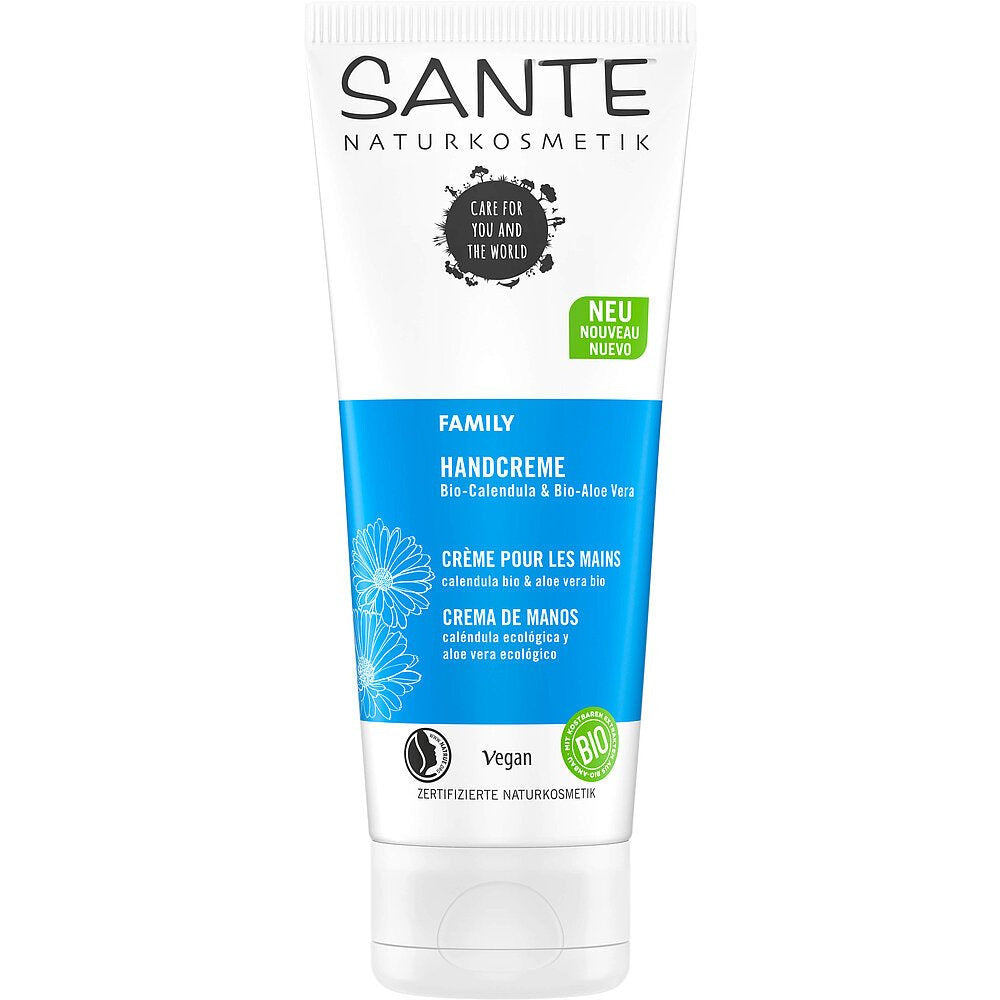 Sante Family Hand 100 Vera ml - BCE – Aloe Organic Cream Calendula & Organic